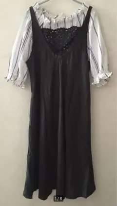 タグ付studio CLIP スタジオクリップ リネンキャミソール ワンピース