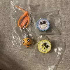 「たまごっち手作りおやつチャーム平成女児チョコ」まめっちとみみっち　めめっち