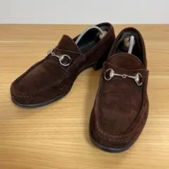 GUCCI グッチ ホースビット レザーローファー ブラウン 定番 38 - メルカリ