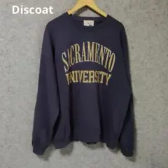Discoat オーバーサイズ スウェット ヒビワレロゴデザインのサムネイル