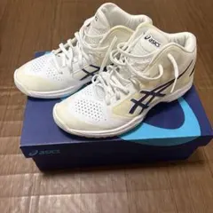 美品 アシックス GELHOOP V16 ホワイト ピュアシルバー 23cm - メルカリ