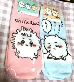 ちいかわ 靴下 ソックス 2点 ナガノ レディース しまむら キャラクター