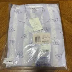 パジャマ L ペールラベンダー 新品　G-house 花柄　カイタック　日本製のサムネイル