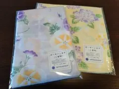 三越 ガーゼハンカチ 二重袷 2枚セット