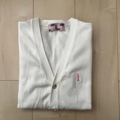 イーストボーイ　ホワイト Vネックカーディガン