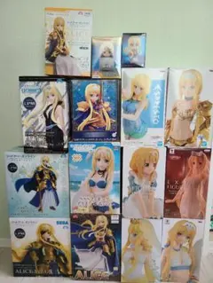 ソードアート・オンライン　フィギュア　アリス　１５点セット
