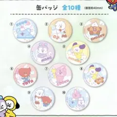 bt21×くら寿司　オリジナル缶バッチ2点セット　おまけ付き