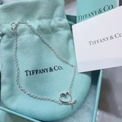 【5月購入】 TIFFANY&Co. ラビングハート ブレスレット Ag925のサムネイル