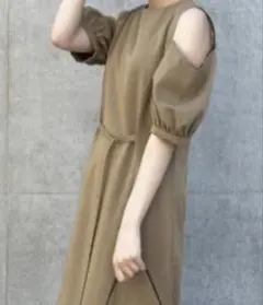 ワンショルダー　ワンピース　junoahのサムネイル