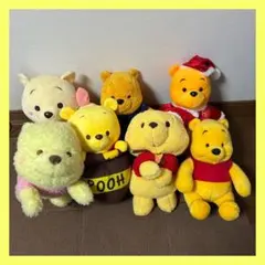 ディズニー　くまのプーさん　ぬいぐるみ　まとめ　7点