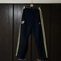 adidas スペイン代表 RFEF トレーニングパンツ ネイビー×イエロー M