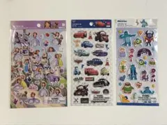 即日発送 モンスターズ・インク ソフィア カーズ ぷっくりシール ディズニー