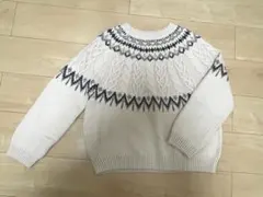 GU ケーブル編みニット セーター長袖