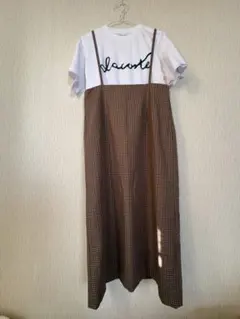 earth 未使用 チェック柄スカート Mサイズ