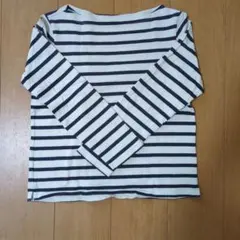 UNIQLO ボートネック　ストライプ 長袖Tシャツ