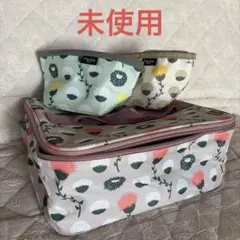 ハリネズミ柄 マルチポーチ 化粧ポーチ 小物入れ　3点 marble sudのサムネイル