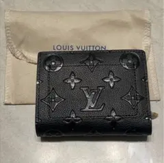LOUIS VUITTON 二つ折り財布 ブラックのサムネイル