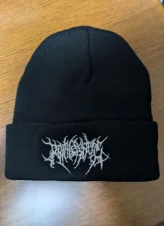 ビーニー ニット帽 y2k ストリート 海外ストリート 黒