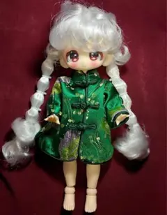 ボトルカバー　チャイナ服　緑
