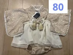 バースデイ　コトリ　袴ロンパース80