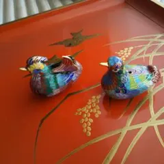 陶器製おしどり置物 大小セット 2025年最新】おしどり置物の人気アイテム - メルカリ