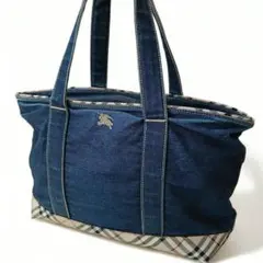 2025年最新】バーバリーブルーレーベル トートバッグ デニムの人気