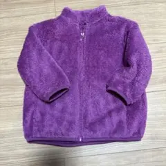 UNIQLO ベビー ボアジャケット パープル　90cm