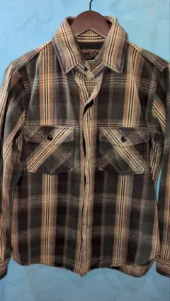 DELUXEWARE ネルシャツ　“ライフルグリーン“