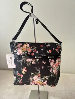 新品タグ付き！lesportsac花柄ショルダーバッグ 中型 レスポートサッグ