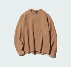 スフレヤーンクルーネックセーター ニット