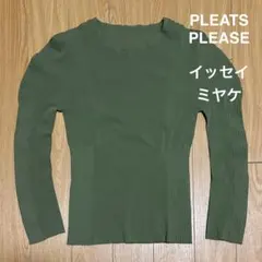 未使用 PLEATS PLEASE プリーツプリーズ 長袖カットソー サイズ3のサムネイル