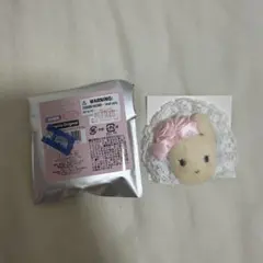 シークレットヘアクリップ ホワイトフリル サンリオ マロンクリーム