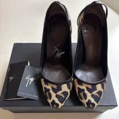 ジュゼッペザノッティ ヒョウ柄 ハイヒールパンプス