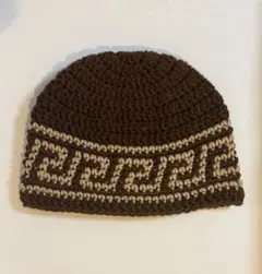 クラッシャーハット クロシェハット 男女兼用 ハンドメイド ニット帽 ビーニー