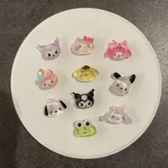 No.364サンリオ　ネイルパーツ　デコパーツ　10個　ラメ