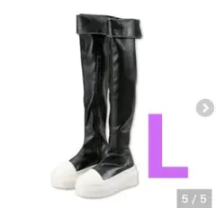 アベイル SUREVE Shokoプロデュース 厚底レザーロングブーツ