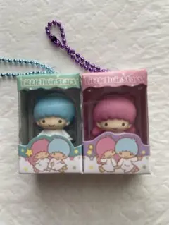 リトルツインスターズ チョコボックス キキ＆ララ 2個セット キーホルダー