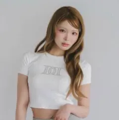 Darich ラインストーン 半袖 Tシャツ ホワイト Darich ラインストーン 半袖Tシャツ ホワイト - メルカリ