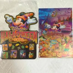 2002年TDLハロウィンシール＆ポストカードセット