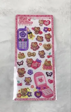 【正規品】　平成はっぴーふぉん 日焼けキティ　キティ　サンリオ　シール