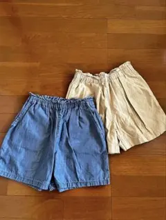 UNIQLO GIRLS イージーショートパンツ　2点セット