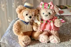 ダッフィー　シェリーメイ　SSサイズ　ぬいぐるみ　ペア