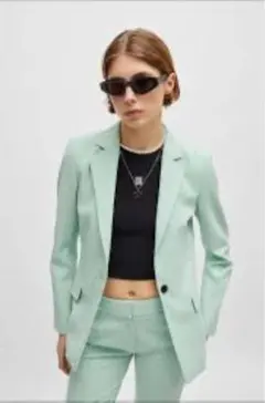 ZARA テーラードジャケット ミントカラー EUR 36