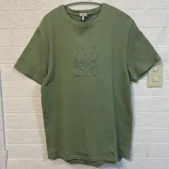 LOEWE アナグラム 刺繍 ロゴTシャツS ダークグリーン - メルカリ