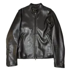 green label relaxingレザーライダースジャケット　L 黒のサムネイル
