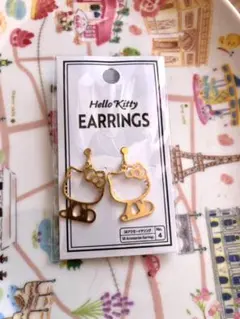 新品未使用　ハローキティ　Hello kitty イヤリング
