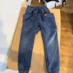 青色スウェット長ズボン 100cm