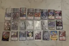 デュエルマスターズ　ヘヴィデスフェニックスメタル　デッキ　スリーブ付