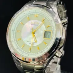 ELGIN FK-1383S-AP 電波ソーラー 稼働品 難あり　R8YC404のサムネイル