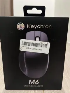 【新品未開封】Keychron M6 (M6S-A1) 静音スイッチ ブラック